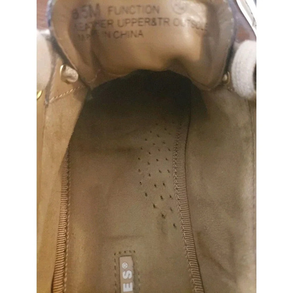 Aerosoles Function Sneakers Women's Size 8.5 Wine Leather Lace-up Fashion - Picture 6 of 7